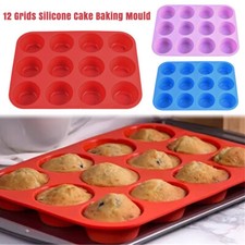 12 SILICONE LARGE MUFFIN