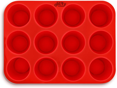 Cup silicone muffin trays - 12,