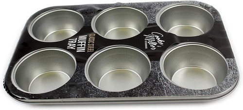 Non stick cup muffin and - 6-cup,