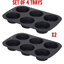 6 Cup Large Silicone Muffin