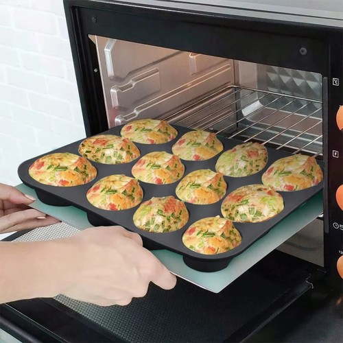 Silicone muffin cupcake - silicone, 12