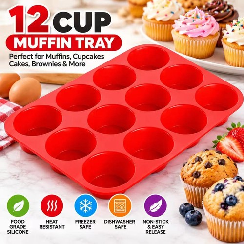 12x large cupcake muffin - 12x,