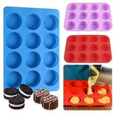 1/2x PUDDING MOULD 12 SILICONE
